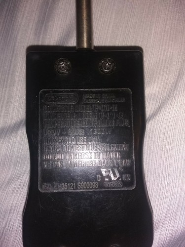 DeLonghi TP-010-05 Skillet Griddle Heat Control Temperature Probe AC Cord 1600W