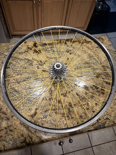Spinergy Spox 700c Wheel Rear Yellow & Black Spin Hub | eBay