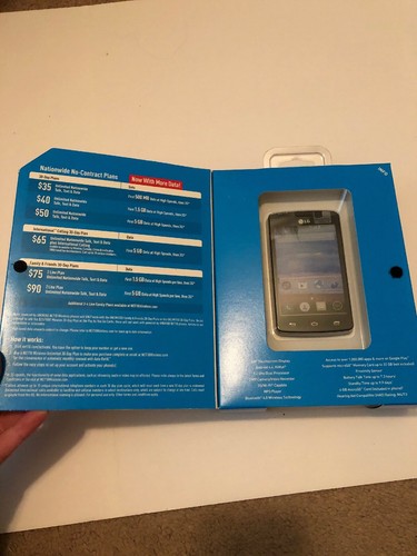 Net10 Wireless LG L16C Lucky 3G Android 4,4, KitKat Cell Phone 3.8