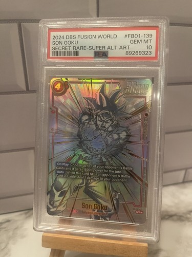 2024 DBS Dragon Ball Fusion World Son Goku Secret Rare Super 2024 DBS Dragon Ball Fusion World Son Goku Secret Rare Super