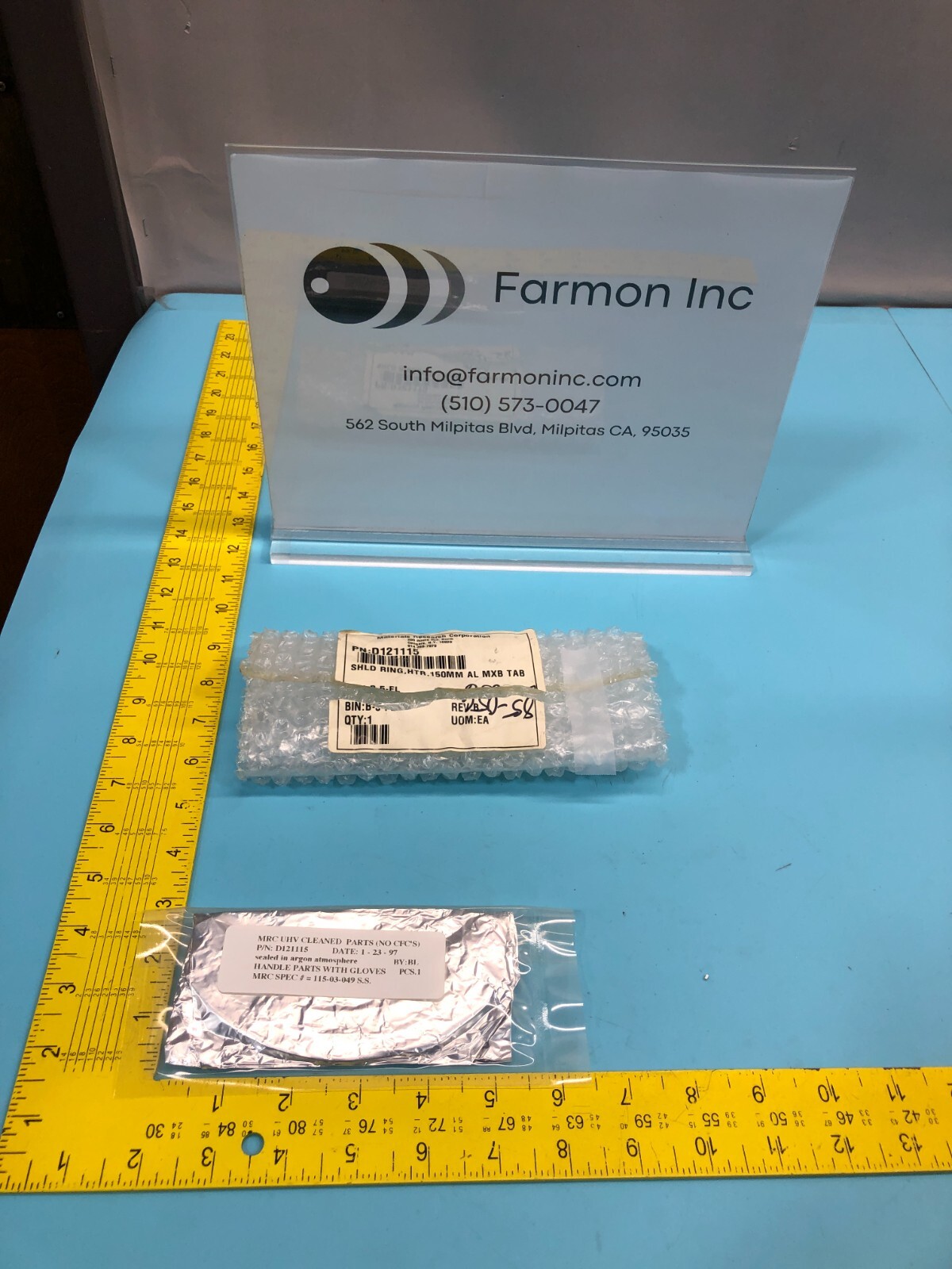 MRC D121115 Shield Ring, HTR, 150mm AL MXB Tab, 189981