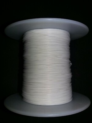 30 AWG Solid Kynar Wire UL1423  White 500 ft  Spool