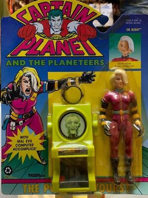 Dr. Blight & Mal Evil Computer (Vintage Captain Planet, Tiger Toys) SEALED