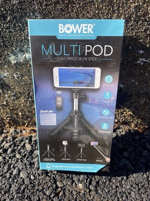 BOWER MULTI POD 6-in-1 Tripod Remote Shutter for Smartphones And Camera 