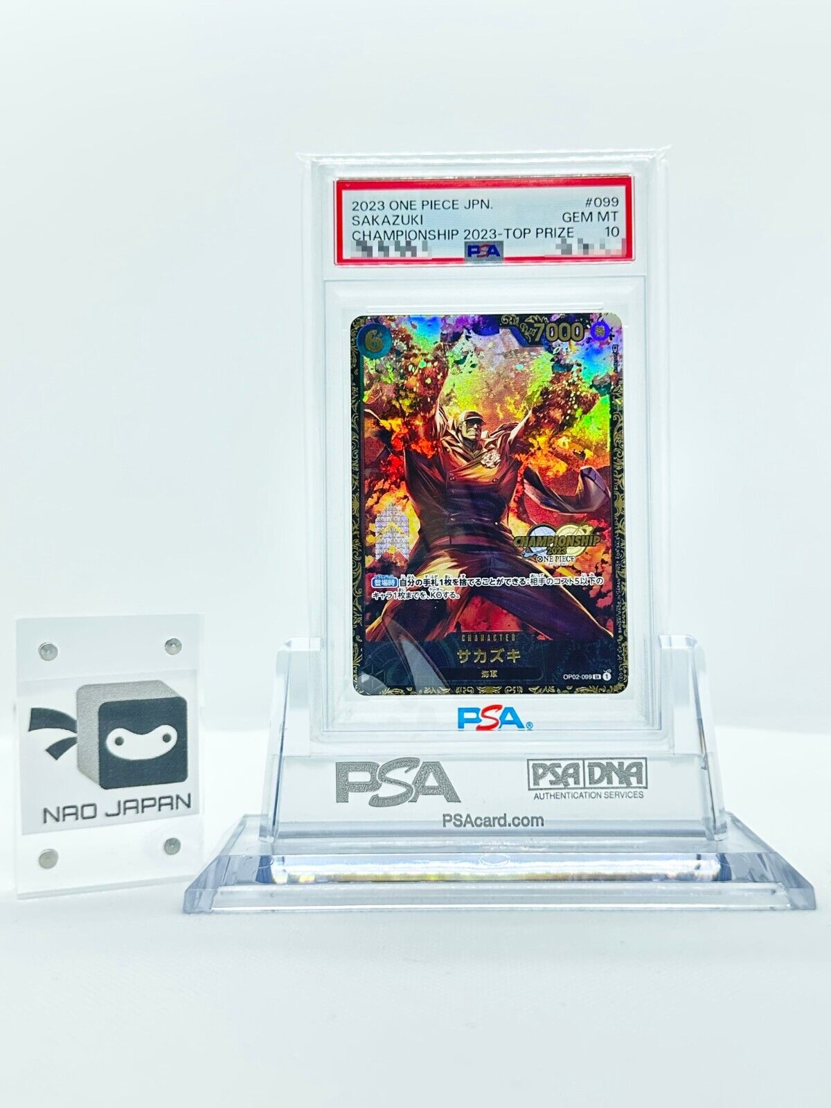 PSA 10 Sakazuki 2023 Regional Championship Top 16 Prize One PSA 10 Sakazuki 2023 Regional Championship Top 16 Prize One