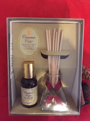 Aromatique CINNAMON CIDER Mini Reed Set With Diffuser Oil 2 Oz