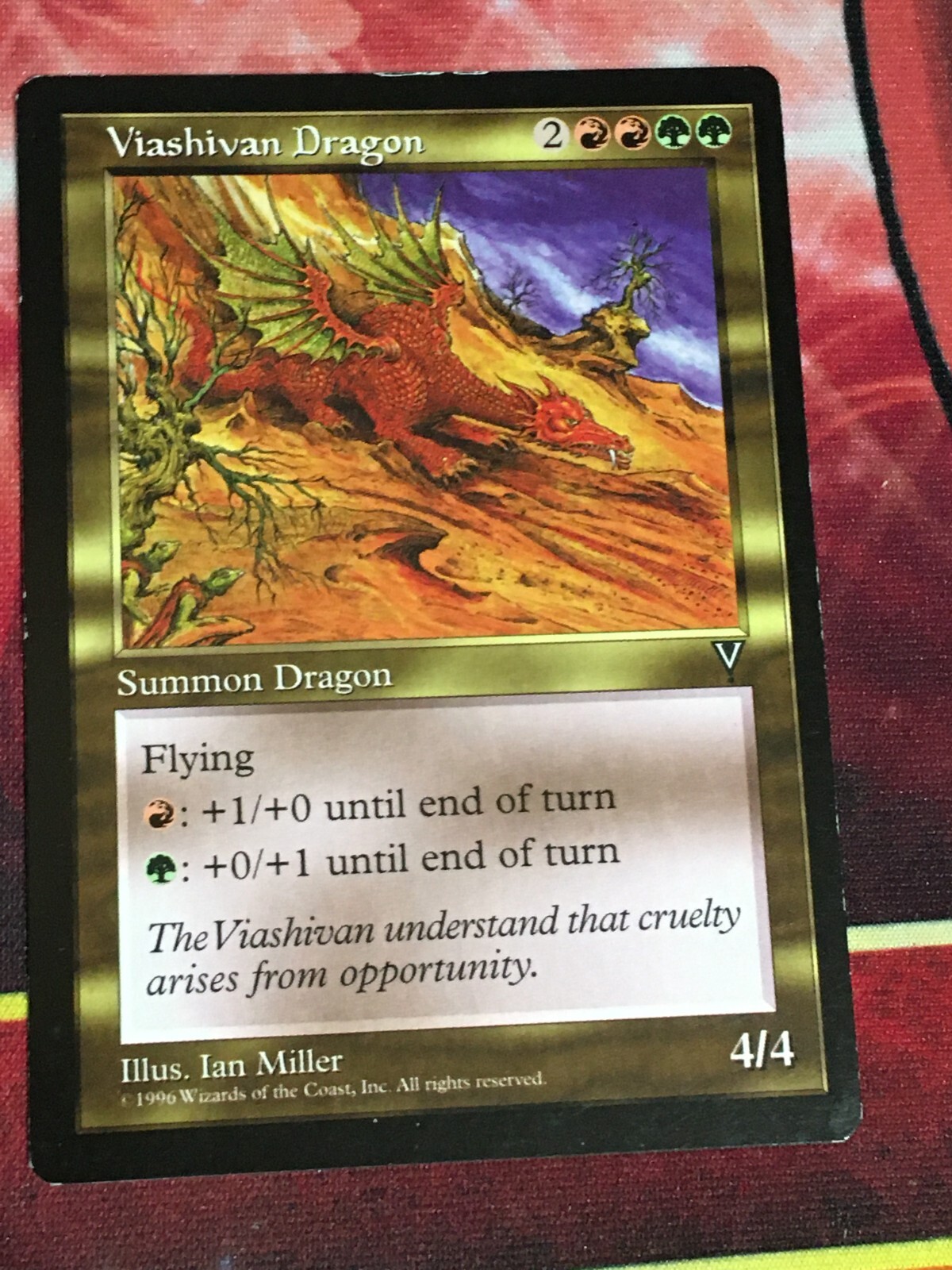 C6525 MTG MAGIC GATHERING VISIONS VIASHIVAN DRAGON RARE LP | eBay
