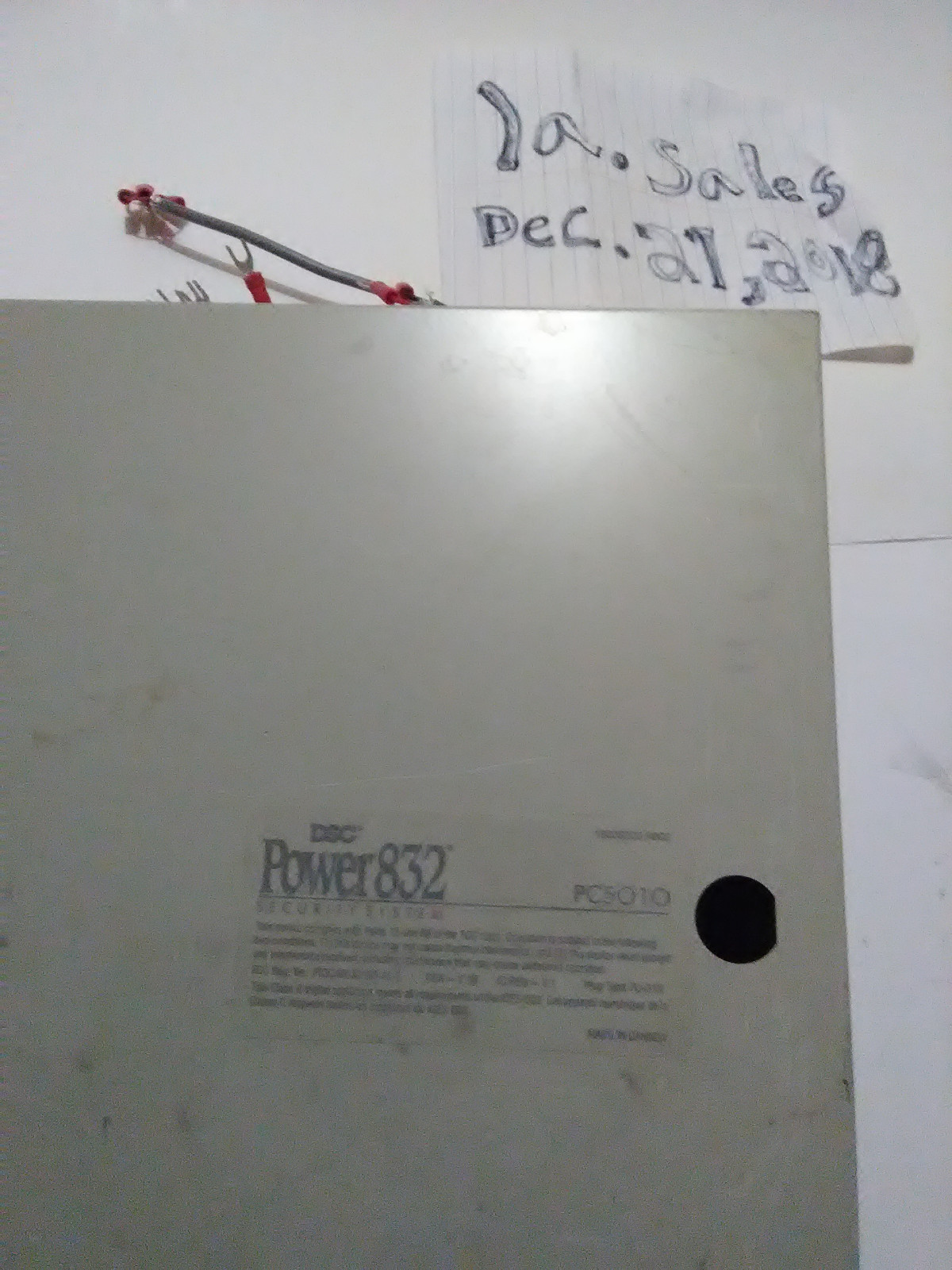 DSC 832 ALARM SECURITY POWER SERIES CONTROL PANEL BOARD BOX  PC 832, 5010 panel