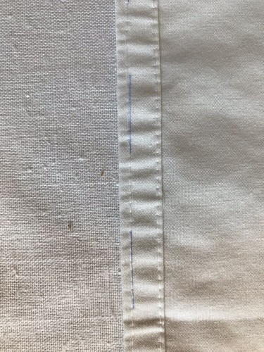 Set 6 Handmade Cross Stitched Cloth Napkins White Purple Grape Bunch 14” Square