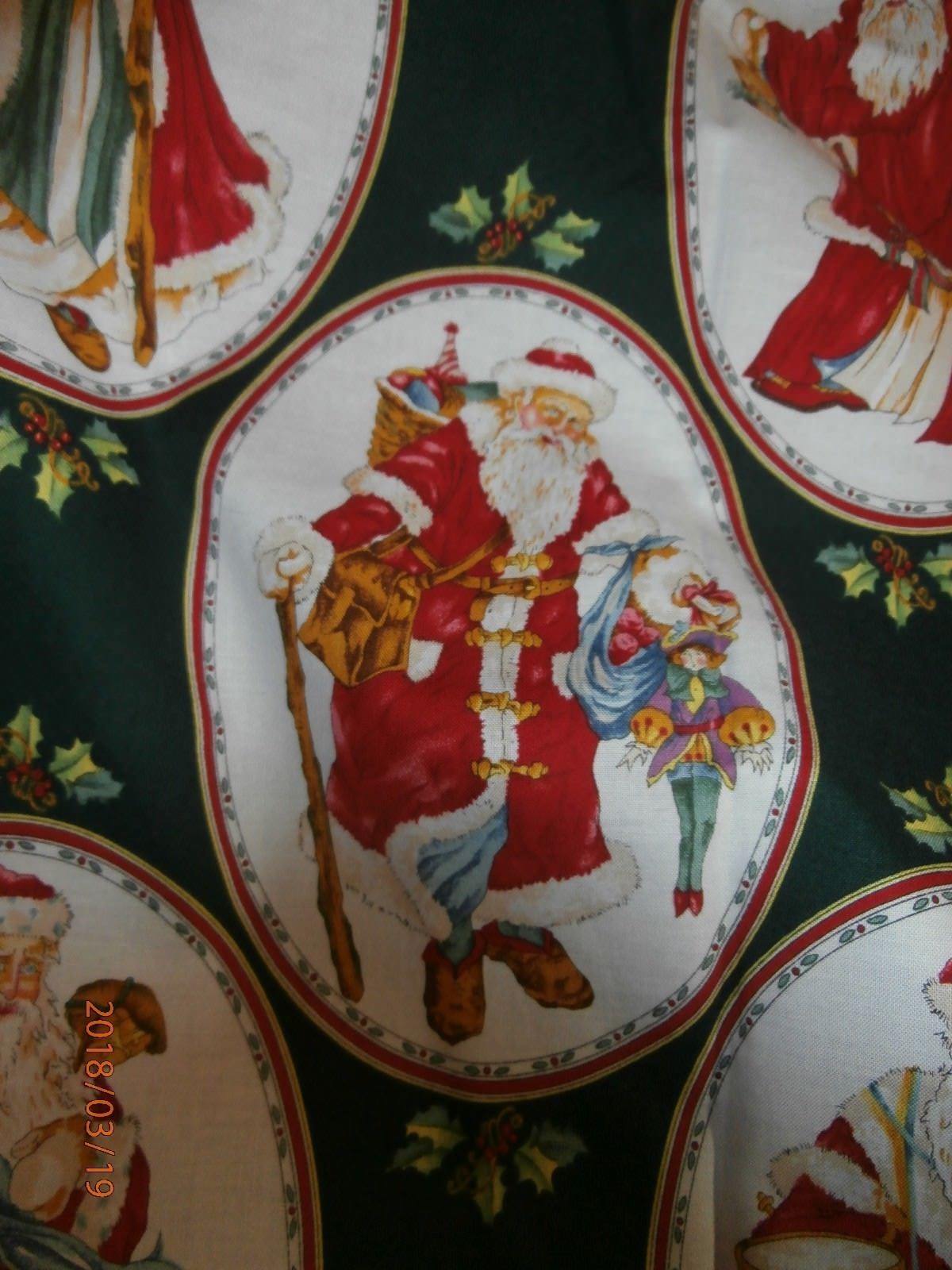 Cotton Fabric CHRISTMAS SANTA The Alexander Henry Collection .. 66