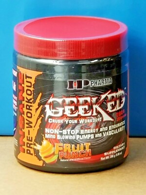 IP Pharma Geeked Pre-Workout Energy Pump Endurance, 25 Servings CLOSEOUT SALE!