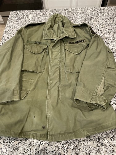 Vintage US Army Field Jacket With Patches Short Small | eBay Vintage US Army Field Jacket With Patches Short Small | eBay