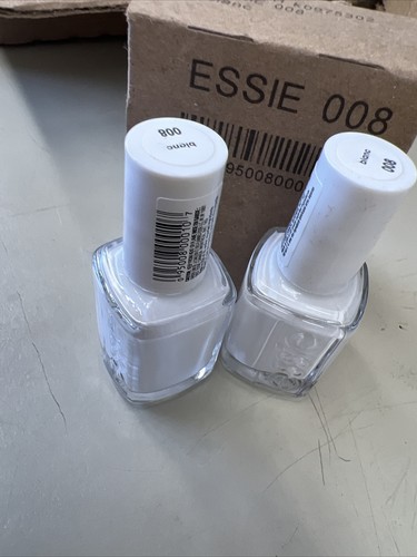 Lot of 2 essie nail polish blanc white nail polish 0.46 fl oz NEW