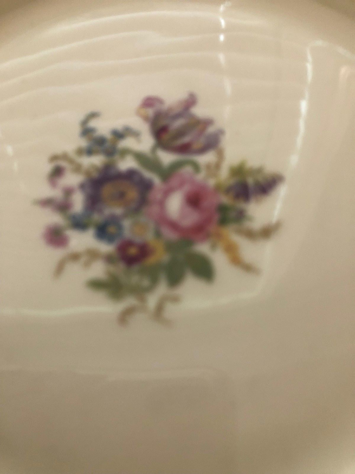 Czechoslovakia China Design # 23458  set of 4 bread/butter plates pre-owned