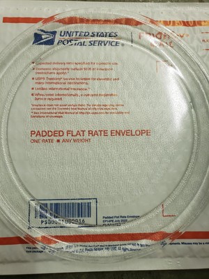 Microwave Oven Turntable Glass Tray Dish 9 5/8'' Track 7 1/2'' Replacement Part