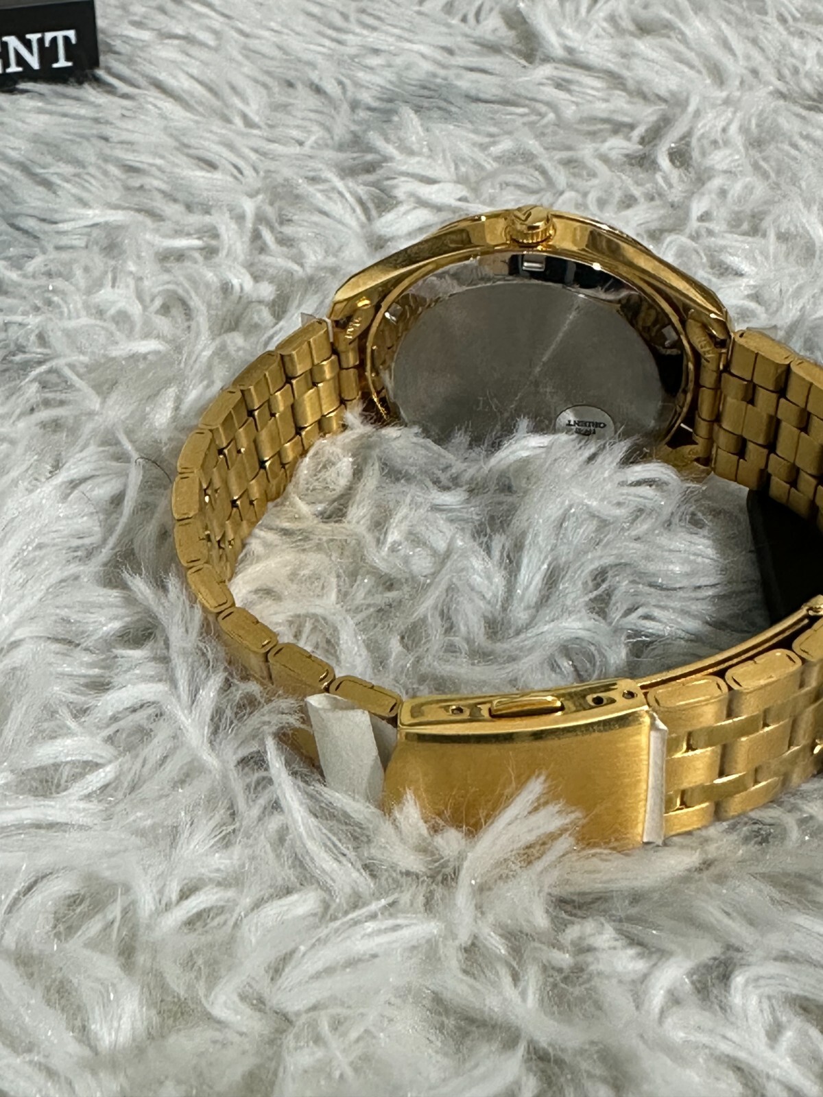 Pre-owned Orient Rare  3 Stars Automatic Luminous Hands Sab0c005c Gold Dial Made In Japan
