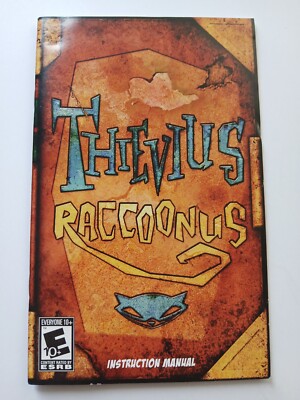 Playstation 2 PS2 Instruction Booklet/Manual -Sly Cooper 3 Honor Among Thieves
