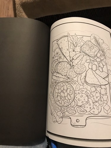 DELICIOUS FOOD-ADULT COLORING BOOK By JADE SUMMER M-9