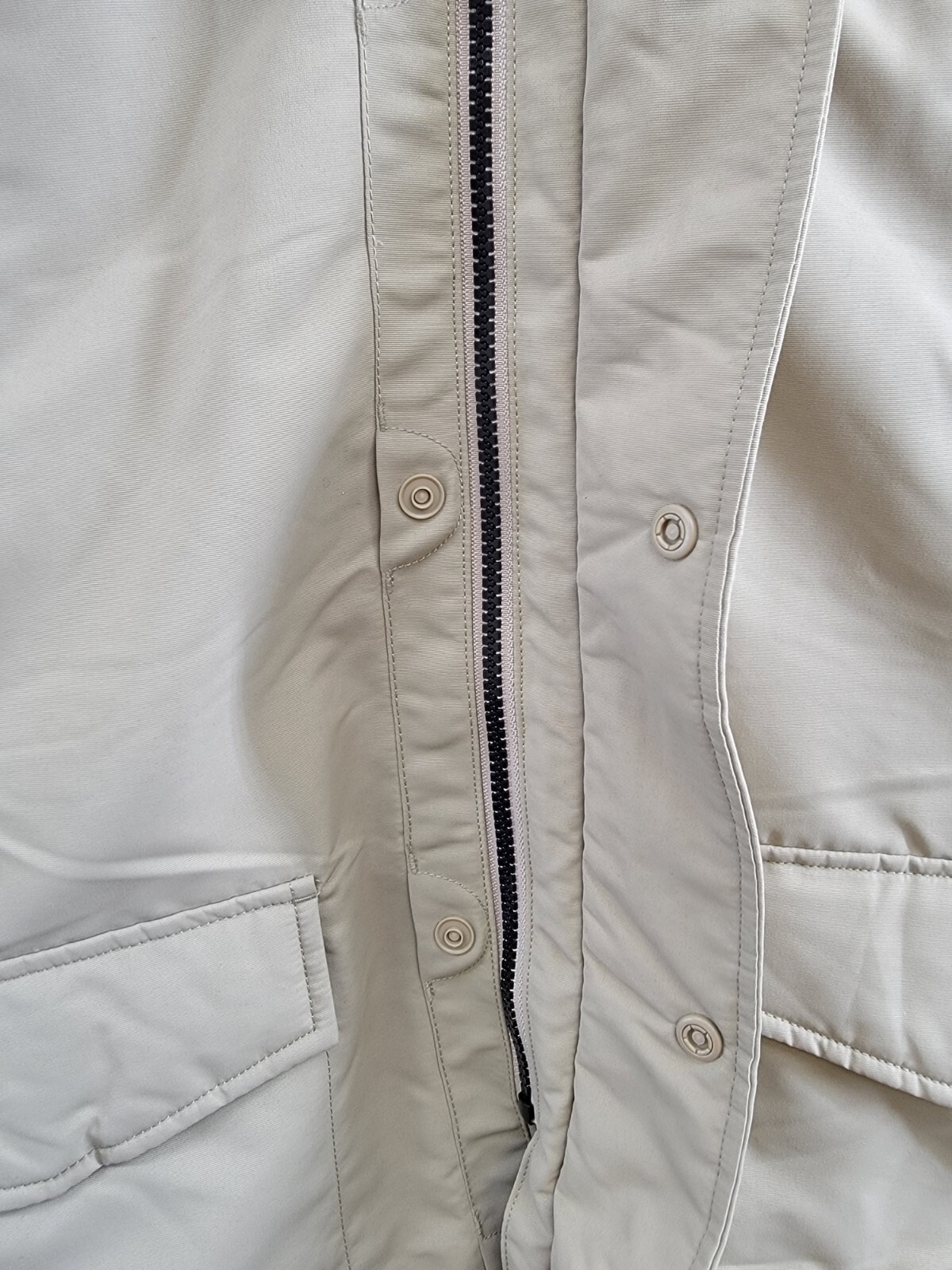 Polo Ralph Lauren Artificial-fur-Trim Down Parka Jacket Boys XL 18-20 Khaki Snap - Picture 9 of 18
