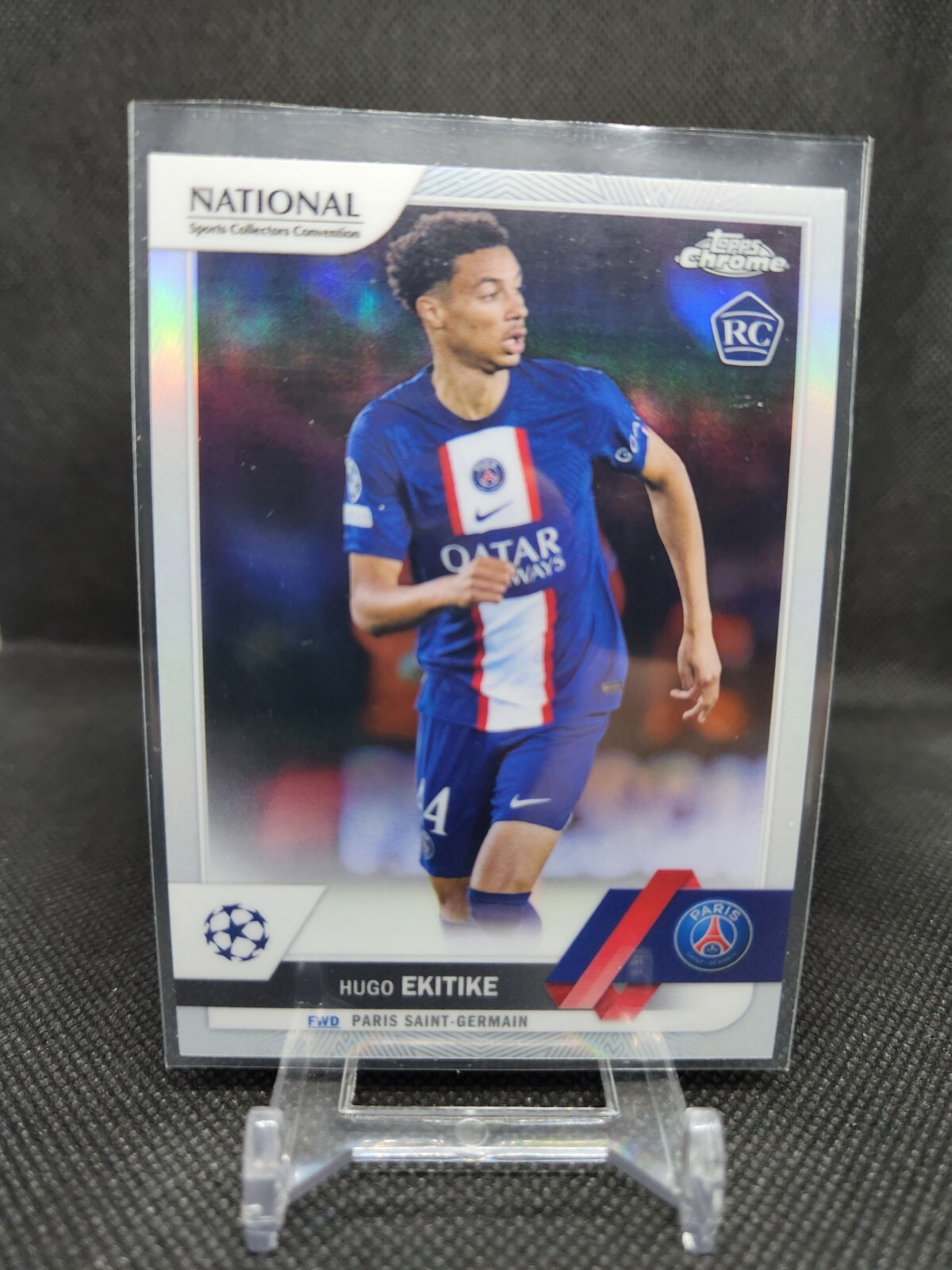 ひ*ろ様 Topps Chrome EKITIKE auto サインROOKIE 2022-23 Topps Chrome Hugo Ekitike Rookie RC Autograph