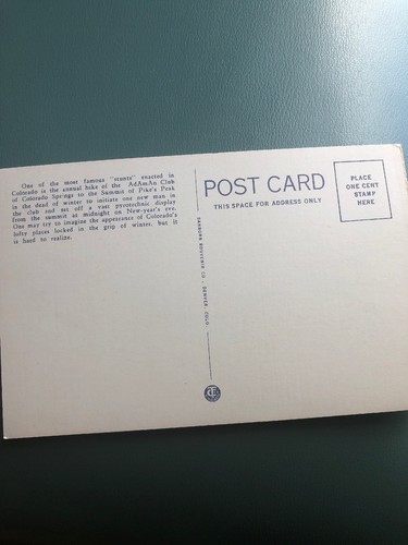 Colorado Springs,CO. New Years Eve at the Pikes Peak Summit House Antique