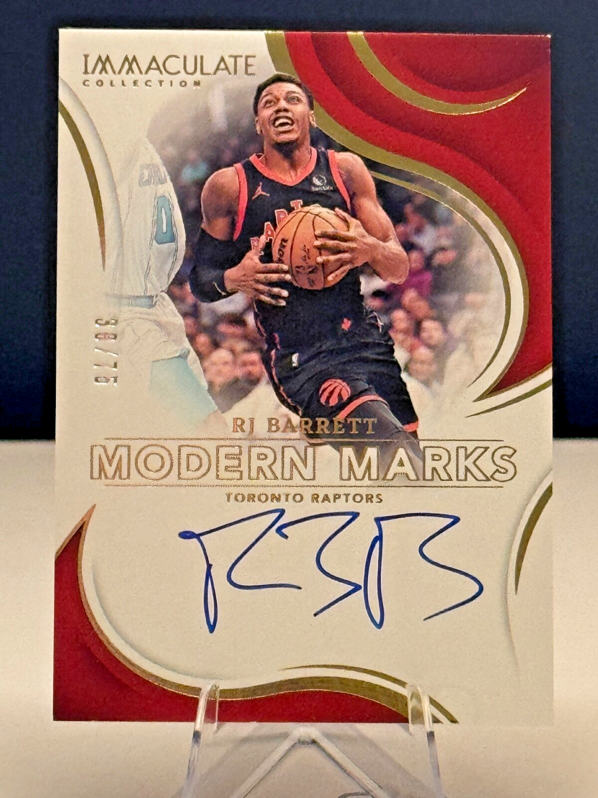 2023-24 Immaculate RJ Barrett Modern Marks /75 Hard SIGNED
