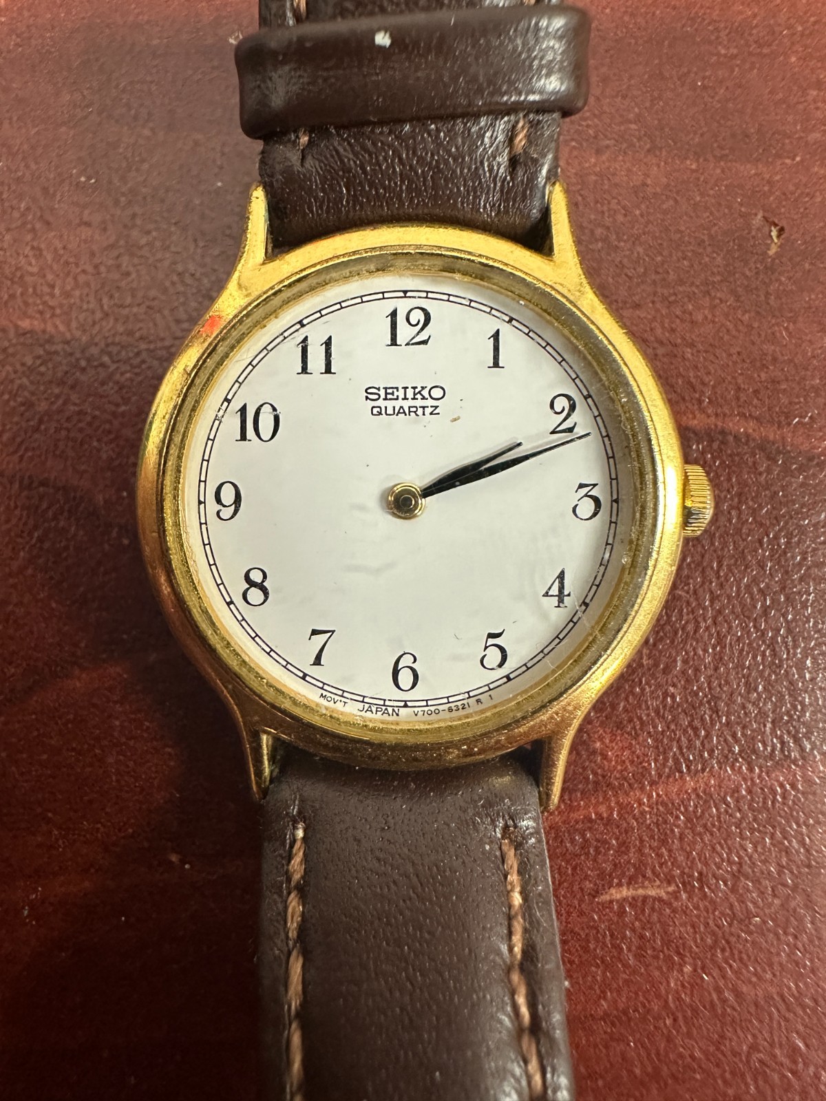 Vintage Ladies Seiko V700-6091 Quartz Watch With New Battery