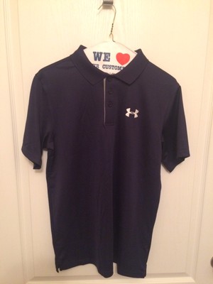 UNDER ARMOUR YOUTH BOY39S HEAT GEAR GOLF LOOSE FIT POLO SHIRT sz XL blk