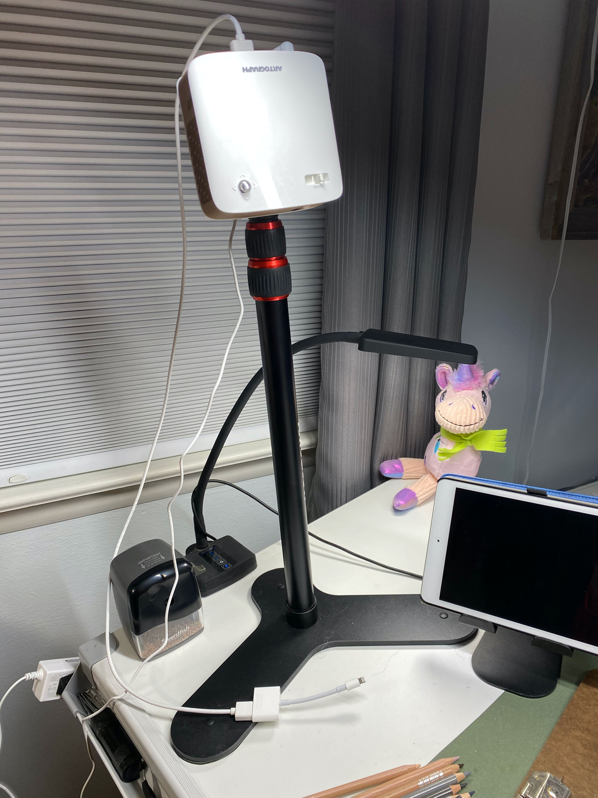 Artograph Aluminum Table Stand for Digital Art Projectors with