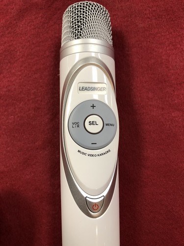 MICROPHONE  LEADSINGER - MUSIC VIDEO KARAOKE WITH CORDS