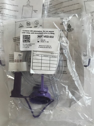 VESCO MEDICAL Gravity Feed Transition Set 1000mL (VED-032) Lot of 5 FreeUSAship