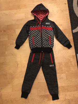 kids gucci sweat suit