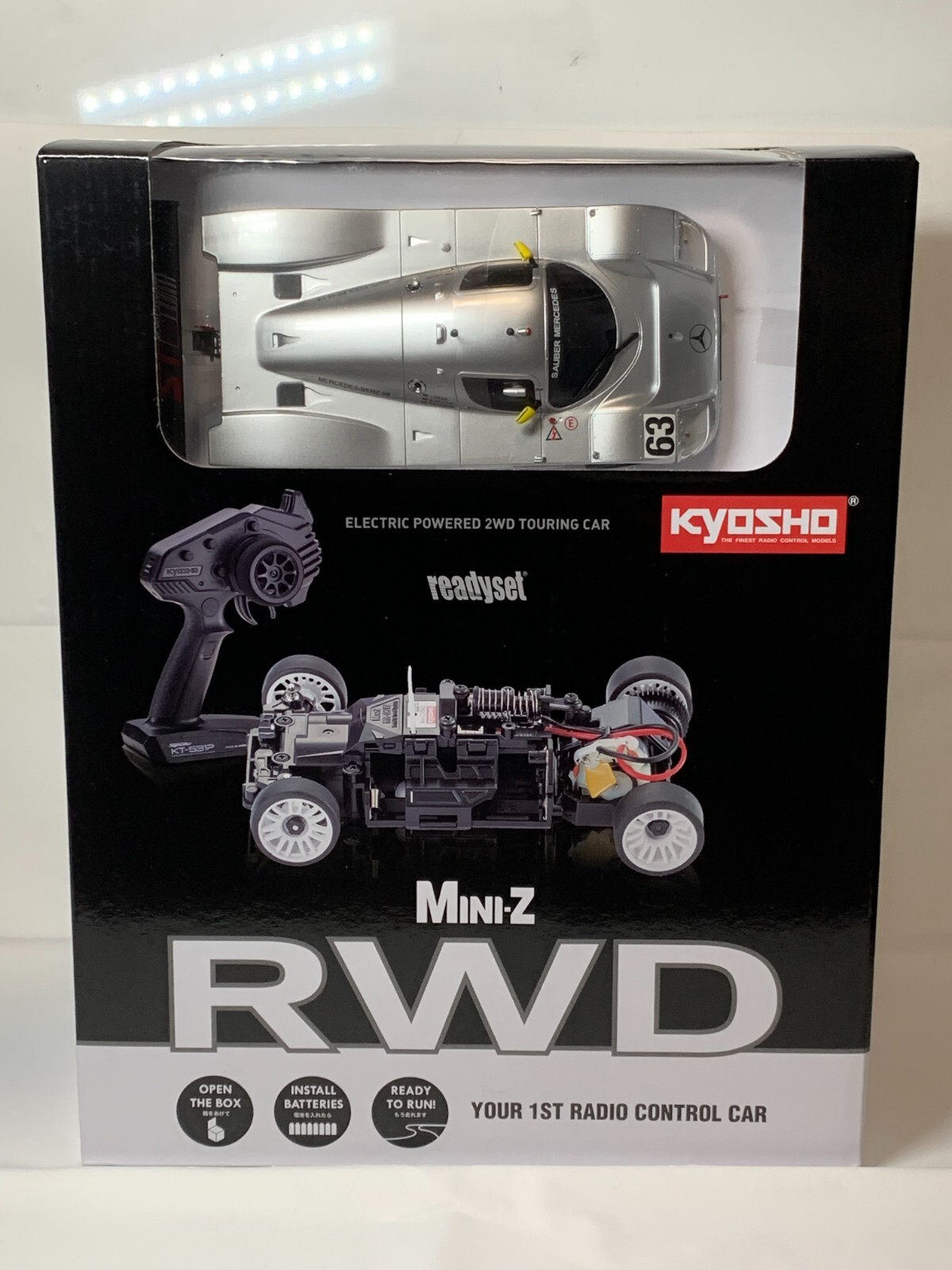 京商Mini-Z RWD MR03 Sauber-Mercedes セット Kyosho MR-03 RWD Mini-Z ReadySet w/Sauber Mercedes Group C