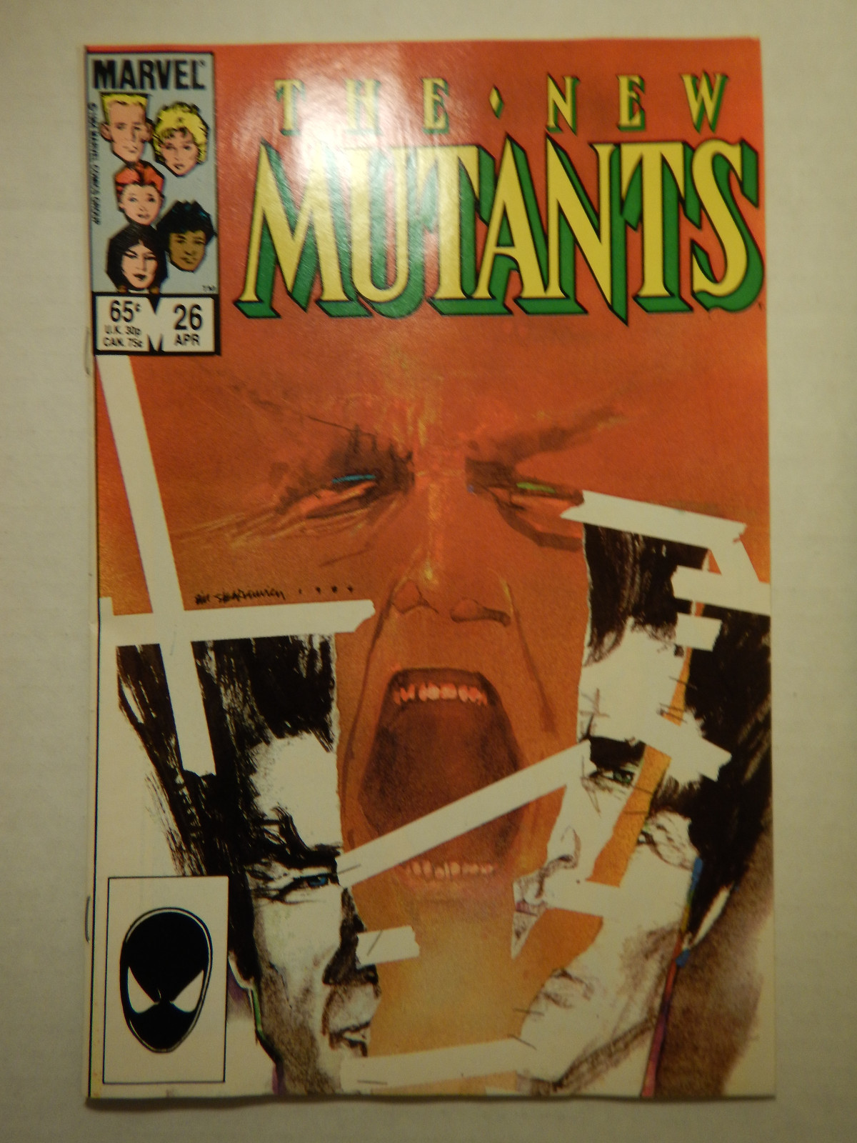 The New Mutants #26 CBCS 9.6 NM+ (not cgc) WHITE PAGES! First appr of Legion!