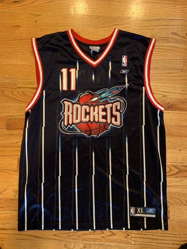 NEW YAO MING RETRO VINTAGE HOUSTON ROCKETS BLUE JERSEY MENS