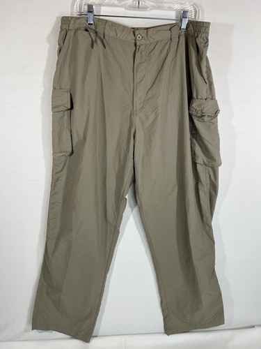 Fly Fishing Pants Mens XL Outdoor Hiking Utility Performance Casual