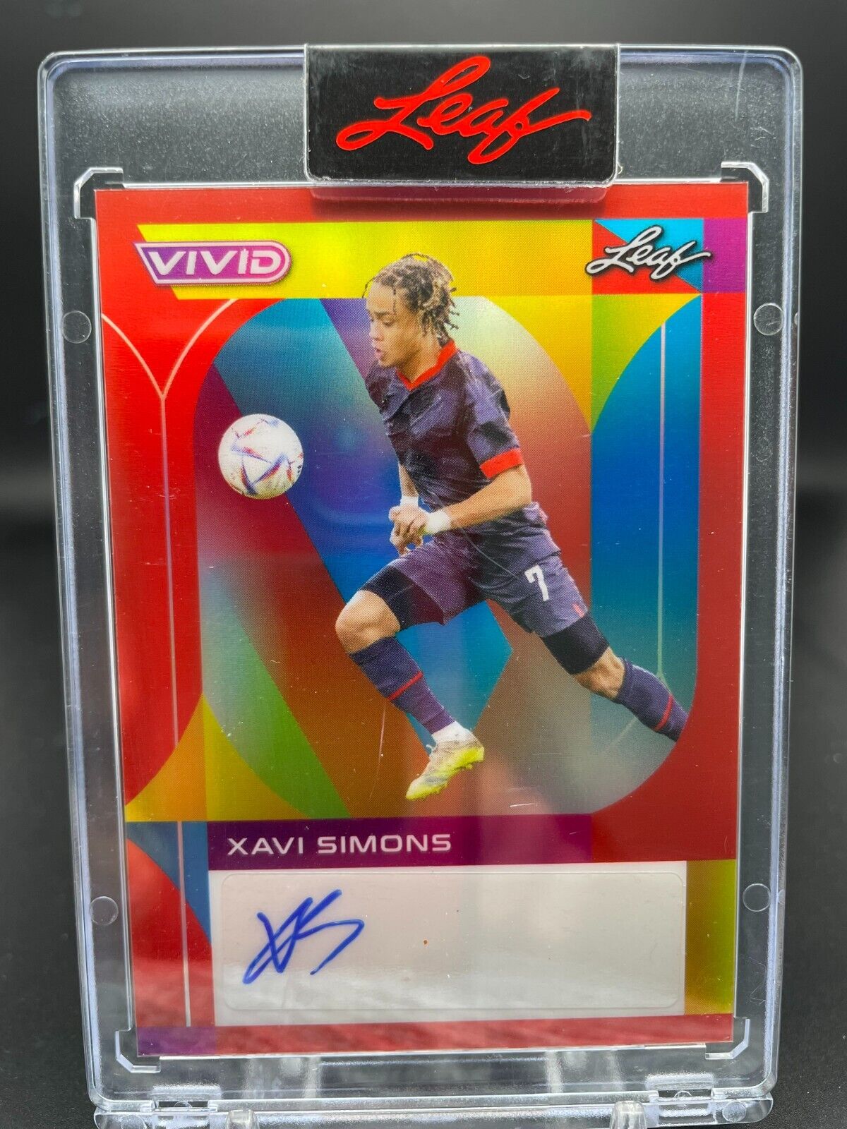 2023 Leaf Soccer AUTOGRAPHED Xavier Simons #BA-XS1 - Fresh