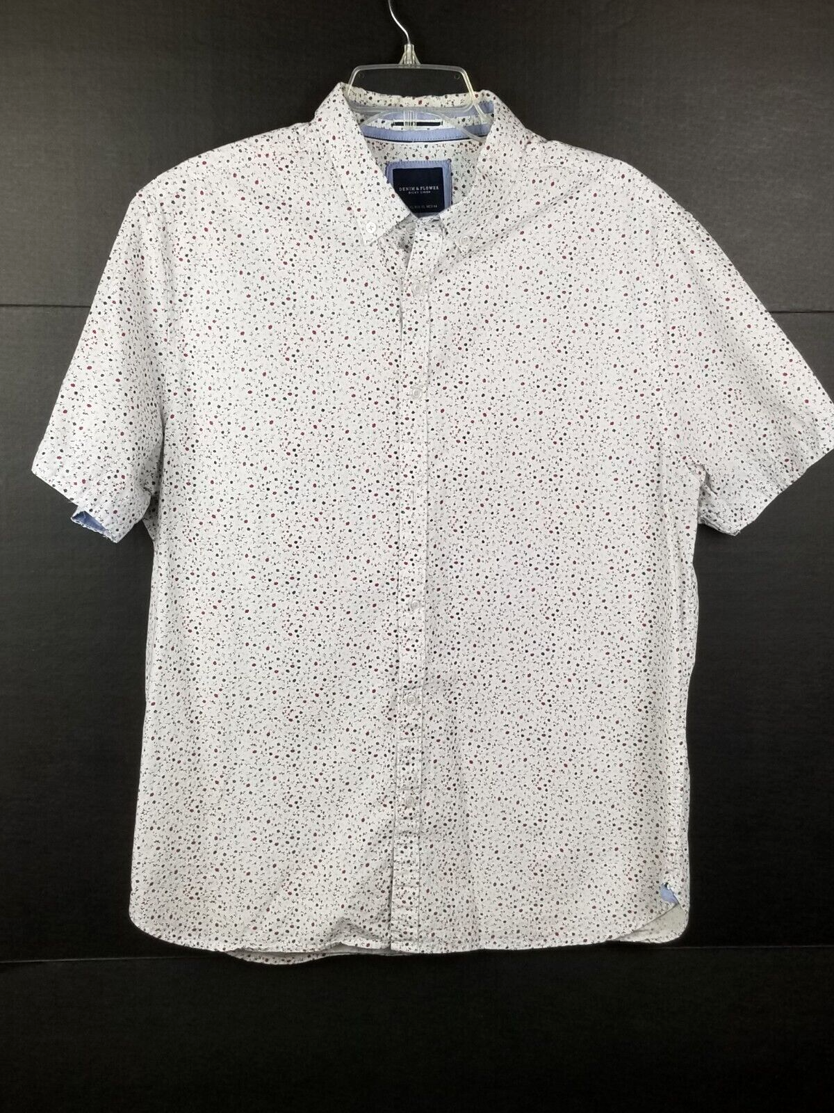 Denim & Flower Ricky Singh Slim Fit Floral Shirt Size XL RN Denim & Flower Ricky Singh Slim Fit Floral Shirt Size XL RN