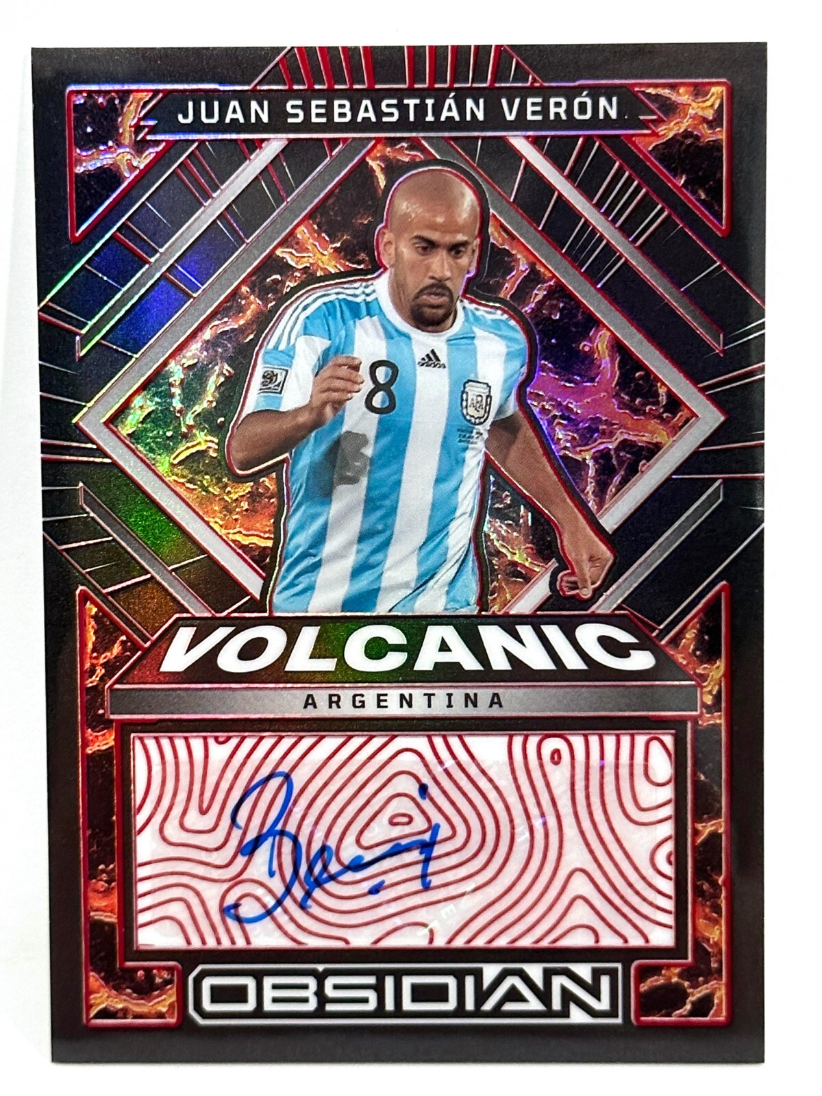 鹿12　JUAN SEBASTIAN VERON オートカード 鹿12 JUAN SEBASTIAN VERON オートカード 2022-23 Panini