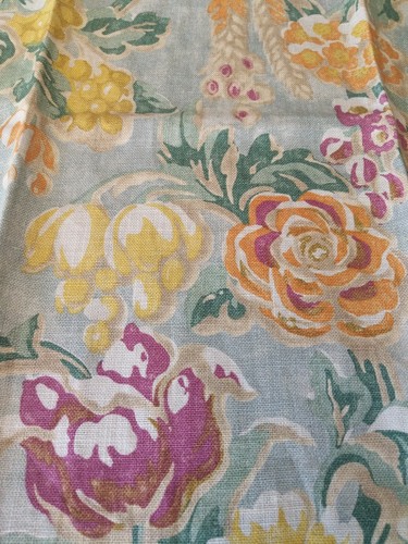 Zoffany Antibes Floral Fabric Remnant