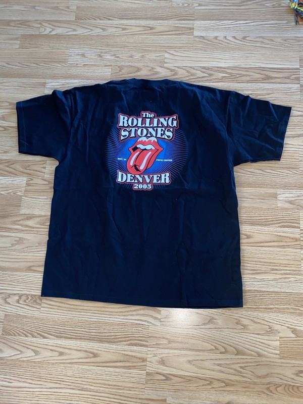 Rolling Stones Denver Thanksgiving 2005 Vintage Never Worn Original Shirt