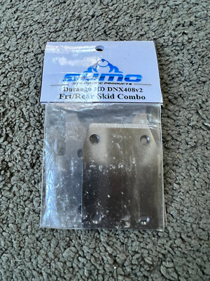 Steel Front / Rear Skid Plate SUM7011 Team Durango DNX/DEX408 V2 w Hardware New