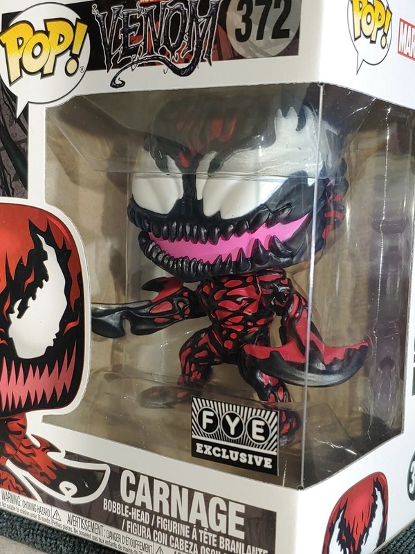 Carnage Funko Pop! Vinyl Checklist - Find All The Funko Figurines with this Database of All