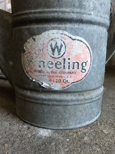 Antique Galvanized Watering Can