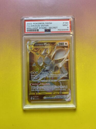PSA 9 Pokémon Arceus VSTAR Sword & Shield: Brilliant Stars PSA 9 Pokémon Arceus VSTAR Sword & Shield: Brilliant Stars