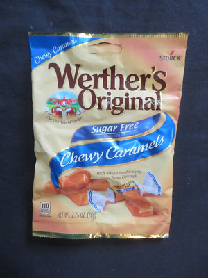 (1) Bag Werther's Original Sugar Free Chewy Caramels 2.75 Oz