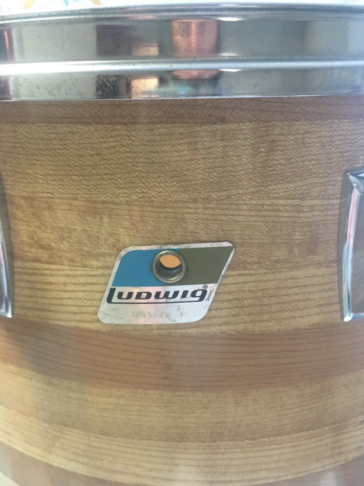 Ludwig Butcher Block 70's 80's 5 Ply 16