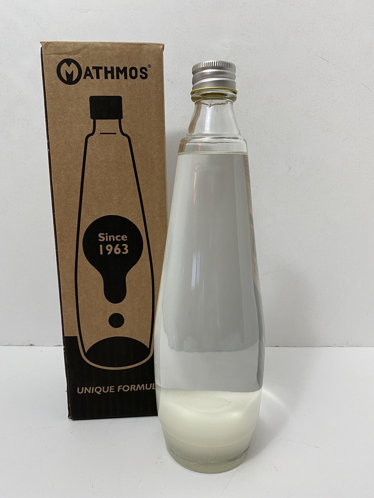 Mathmos Astrobaby Telstar Clear White Lava Lamp Replacement Bottle SOLD