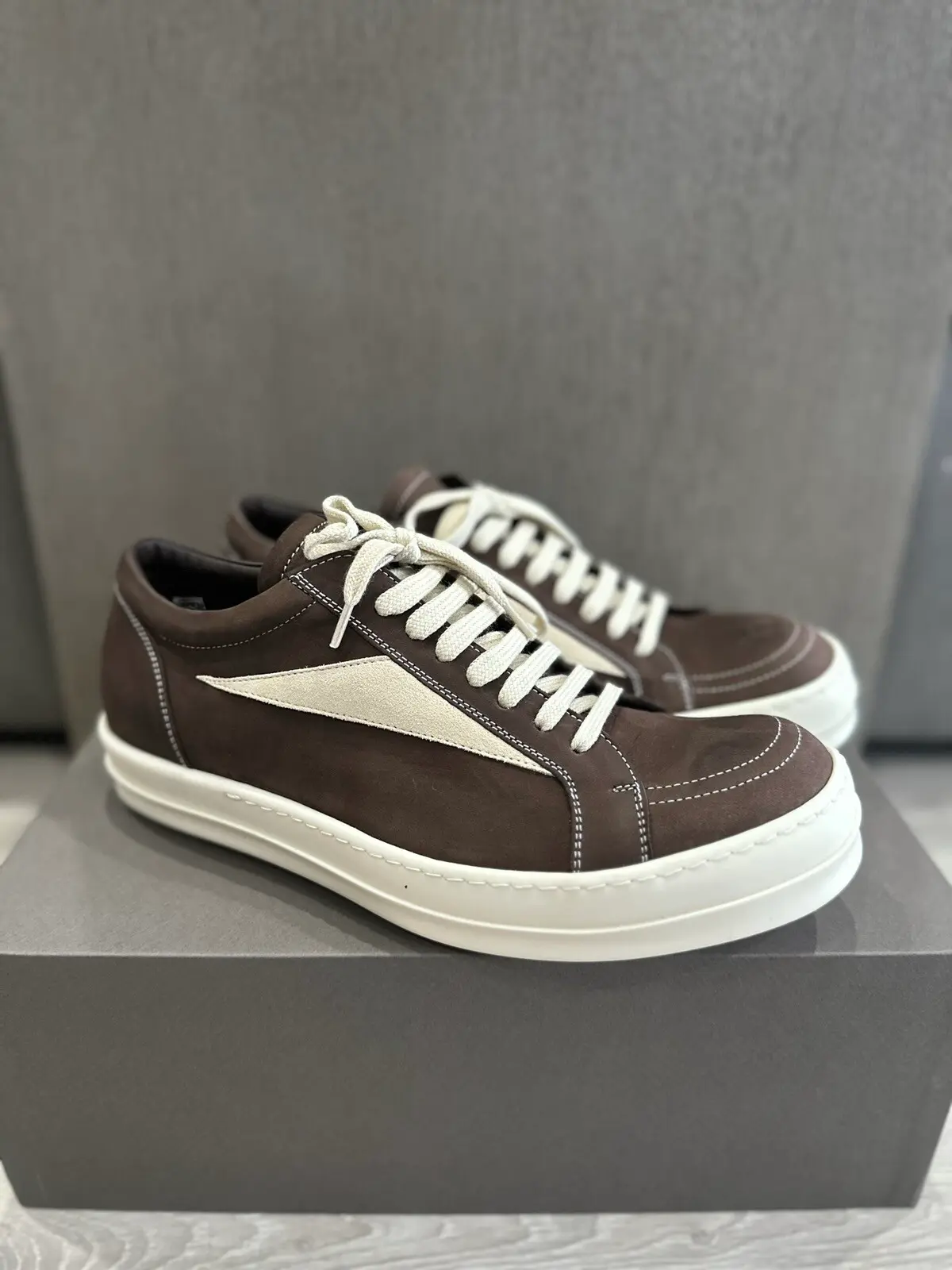 RICK OWENS VINTAGE SNEAKER BROWN LUXOR FW23 43 | eBay RICK OWENS VINTAGE SNEAKER BROWN LUXOR FW23 43 | eBay