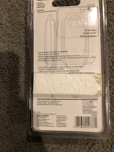 Master Lock Magnetic KEY STORAGE Case Holder Box Store Locker NIB